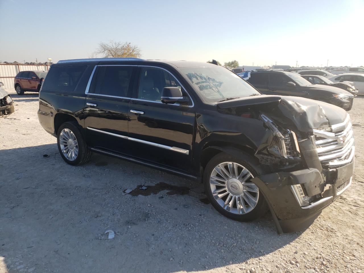 2020 Cadillac Escalade VIN 1GYS3KKJ2LR190590 Copart auction photo, front end damage thumbnail 4