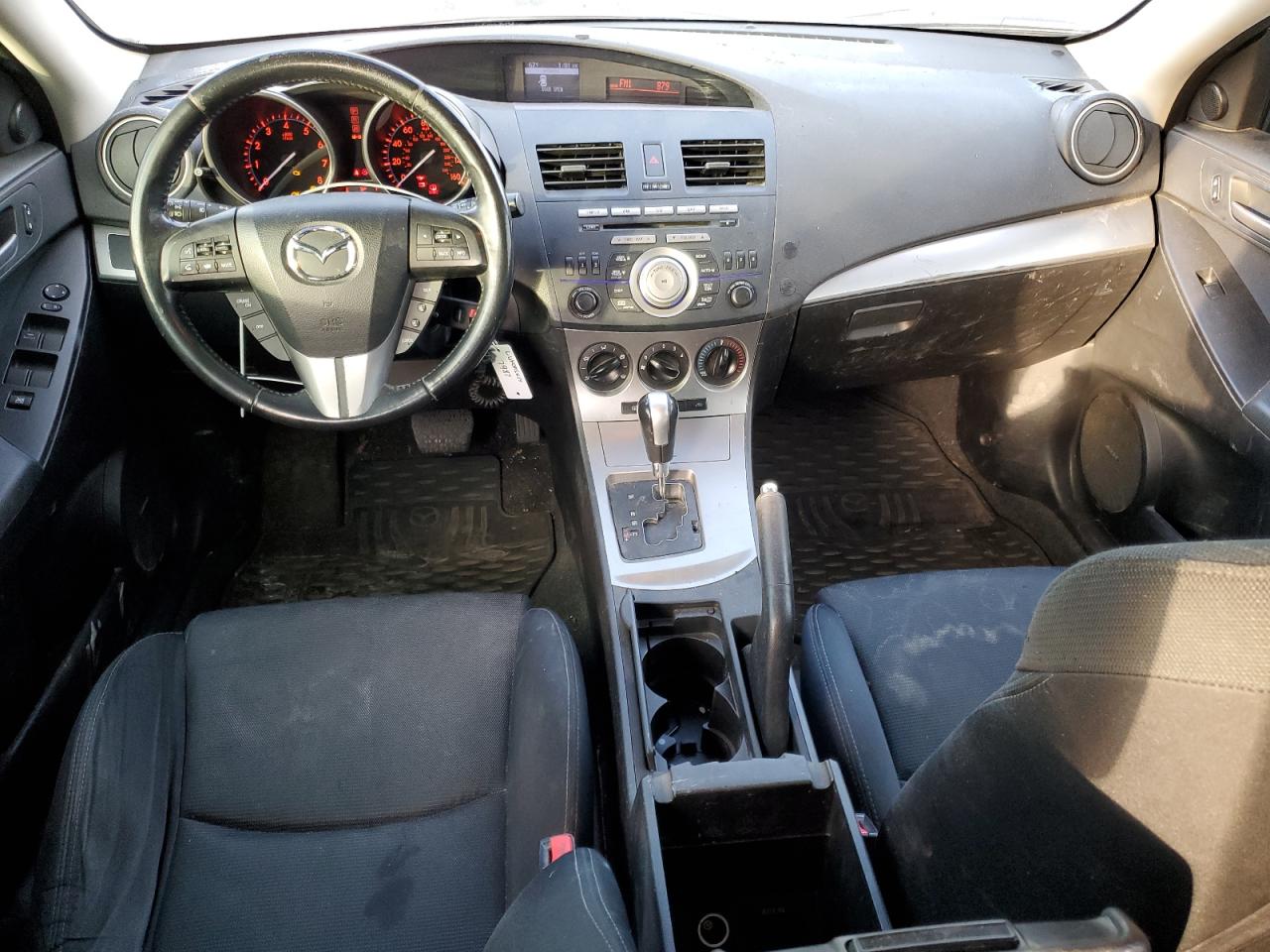 2010 Mazda 3 VIN JM1BL1H55A1212555 Copart auction photo, front end / side damage thumbnail 8