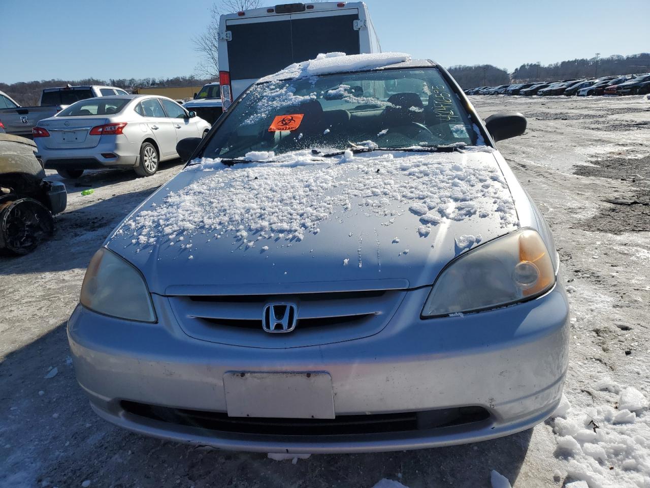 2001 Honda Civic VIN 1HGEM22911L056659 Copart auction photo, rear end / minor dent/scratches damage thumbnail 5