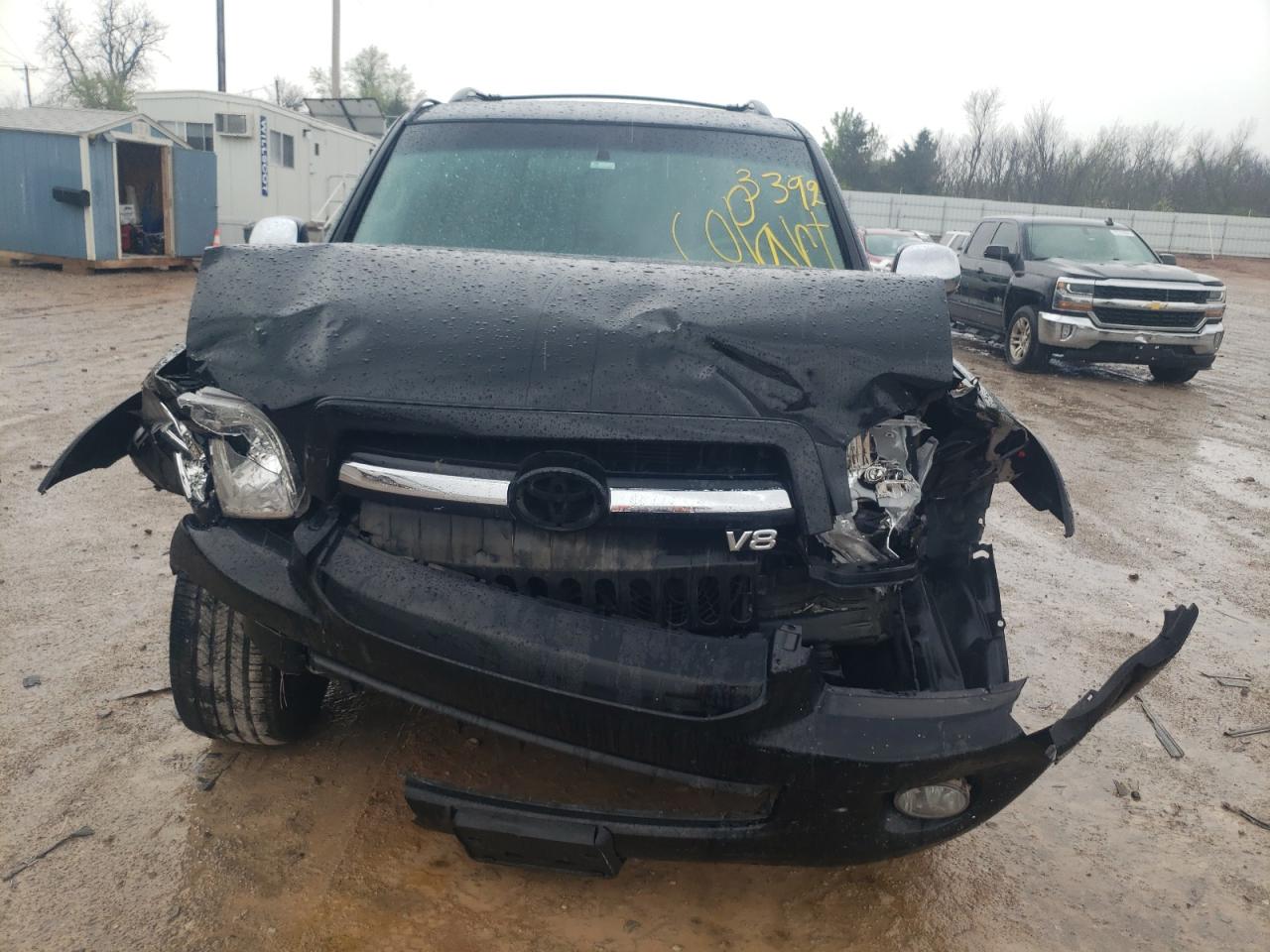 2007 Toyota Sequoia VIN 5TDZT38A87S293392 Copart auction photo, front end / minor dent/scratches damage thumbnail 5