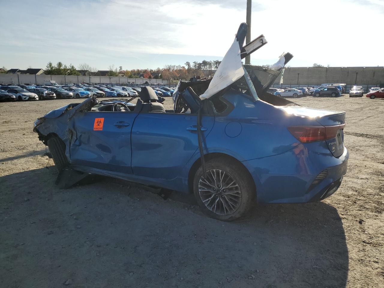 2023 KIA Forte VIN 3KPF54AD0PE595101 Copart auction photo, all over damage thumbnail 2