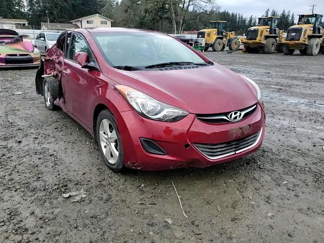 2013 Hyundai Elantra VIN 5NPDH4AE2DH433467 Copart auction photo, side / rear end damage thumbnail 11