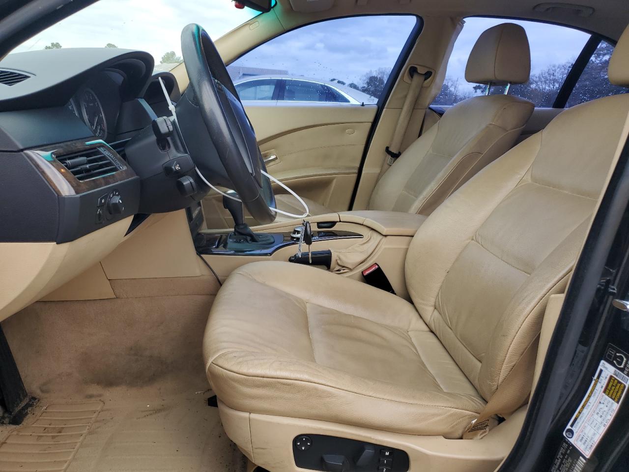 2005 BMW 5er VIN WBANA73565B814472 Copart auction photo, front end damage thumbnail 7