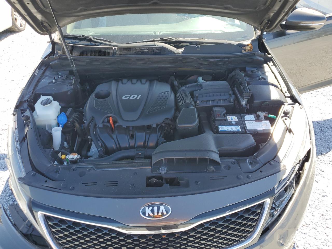 2015 KIA Optima VIN 5XXGM4A74FG400799 Copart auction photo, front end / side damage thumbnail 11