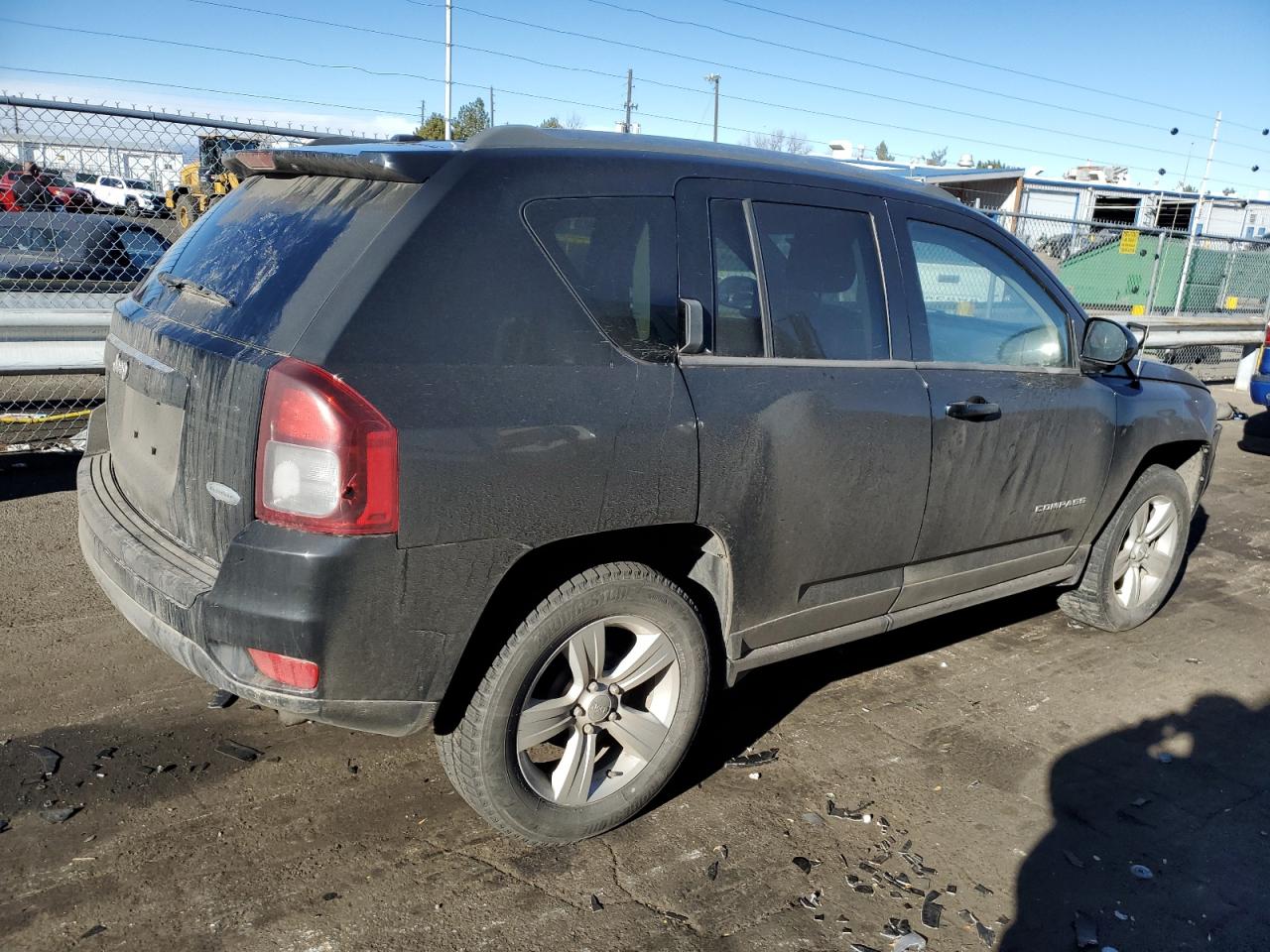 2014 Jeep Compass VIN 1C4NJCEB7ED522266 Copart auction photo, front end damage thumbnail 3