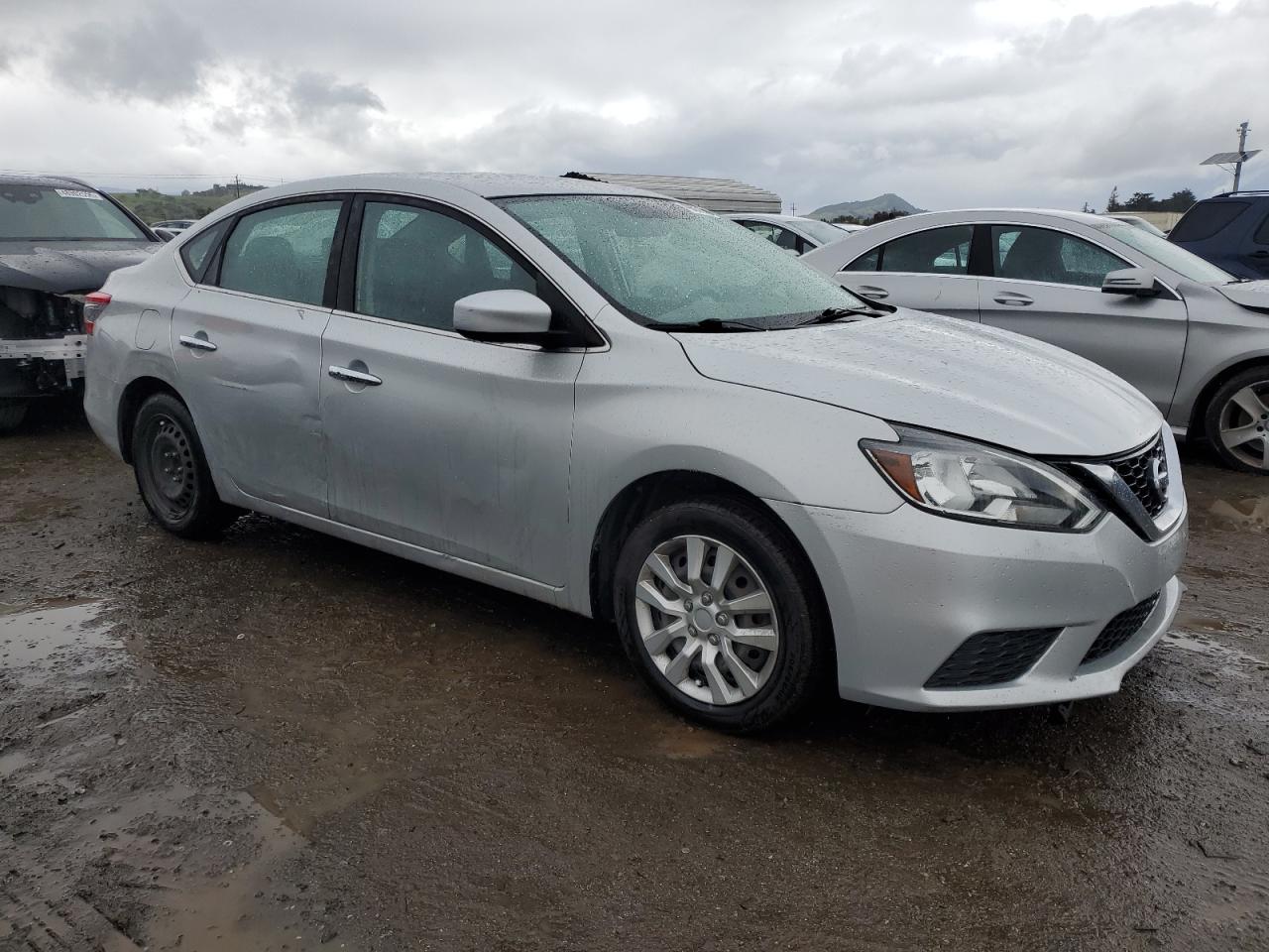 2016 Nissan Sentra VIN 3N1AB7AP4GL663672 Copart auction photo, side damage thumbnail 4