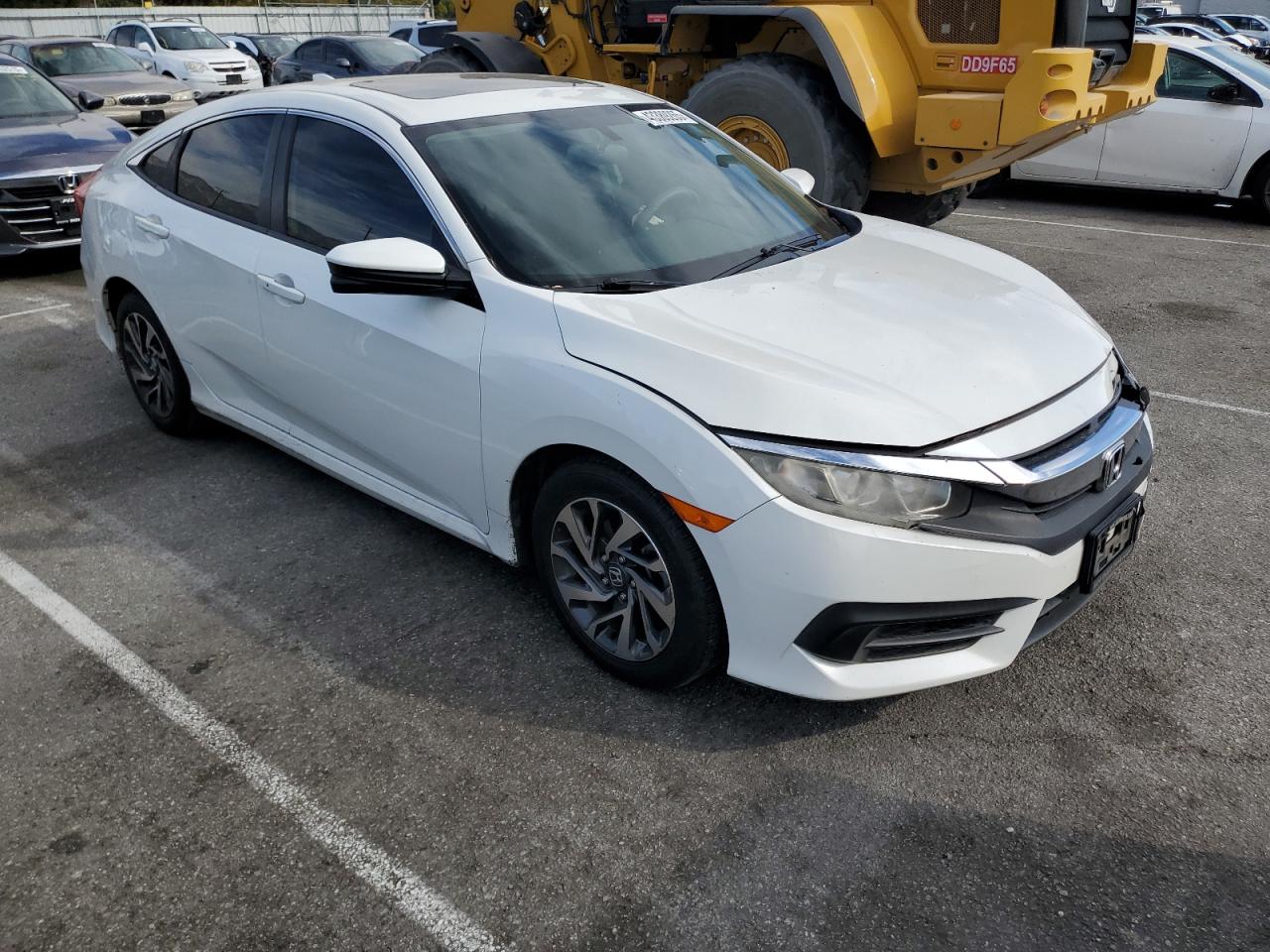 2017 Honda Civic VIN 2HGFC2F77HH502367 Copart auction photo, front end damage thumbnail 4