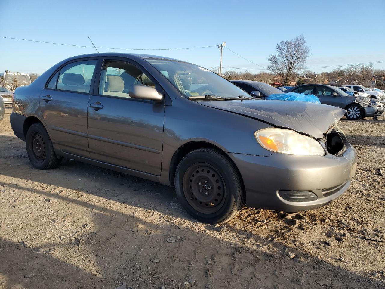 2005 Toyota Corolla VIN 2T1BR30EX5C428277 Copart auction photo, front end damage thumbnail 4