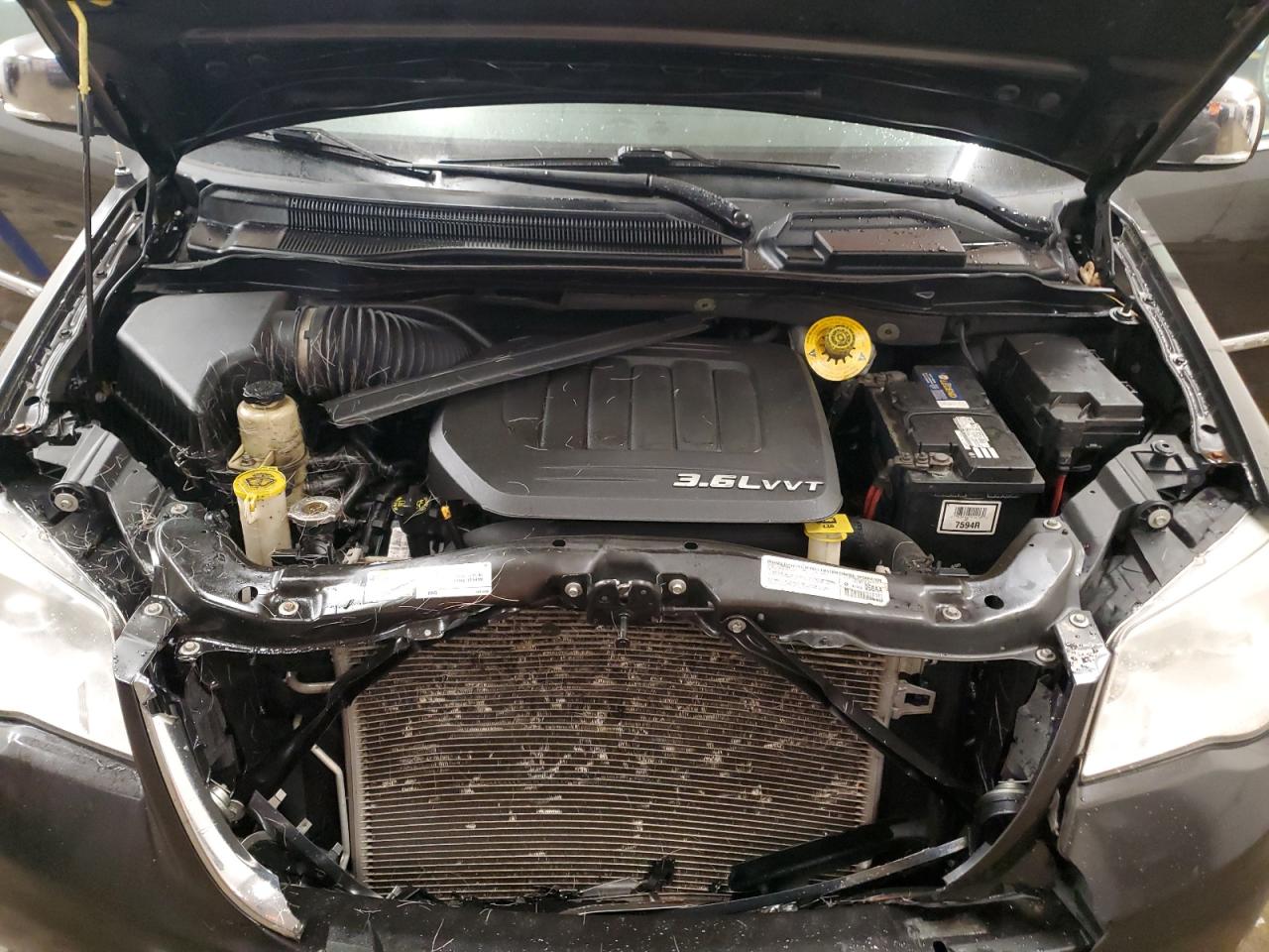 2014 Chrysler Town & Country VIN 2C4RC1CG9ER310433 Copart auction photo, front end damage thumbnail 12