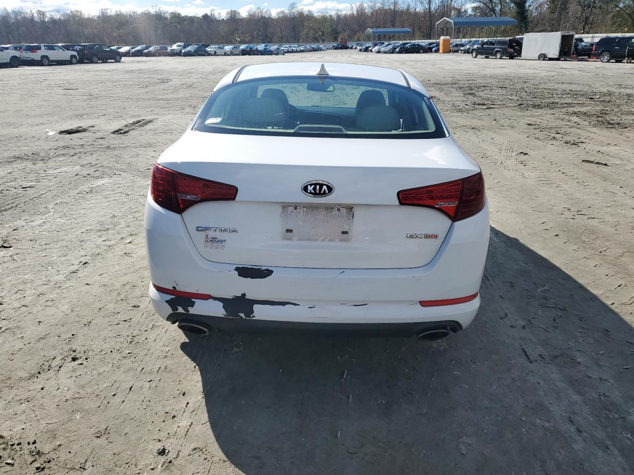 2012 KIA Optima VIN 5XXGN4A77CG017822 Copart auction photo, side damage thumbnail 6