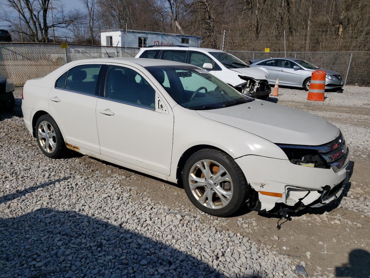 2012 Ford Fusion VIN 3FAHP0HA5CR255989 Copart auction photo, front end damage thumbnail 4