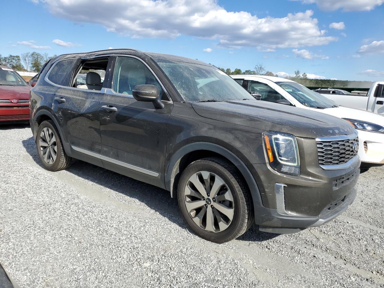 2021 KIA Telluride VIN 5XYP6DHC1MG108081 Copart auction photo, top/roof / side damage thumbnail 4