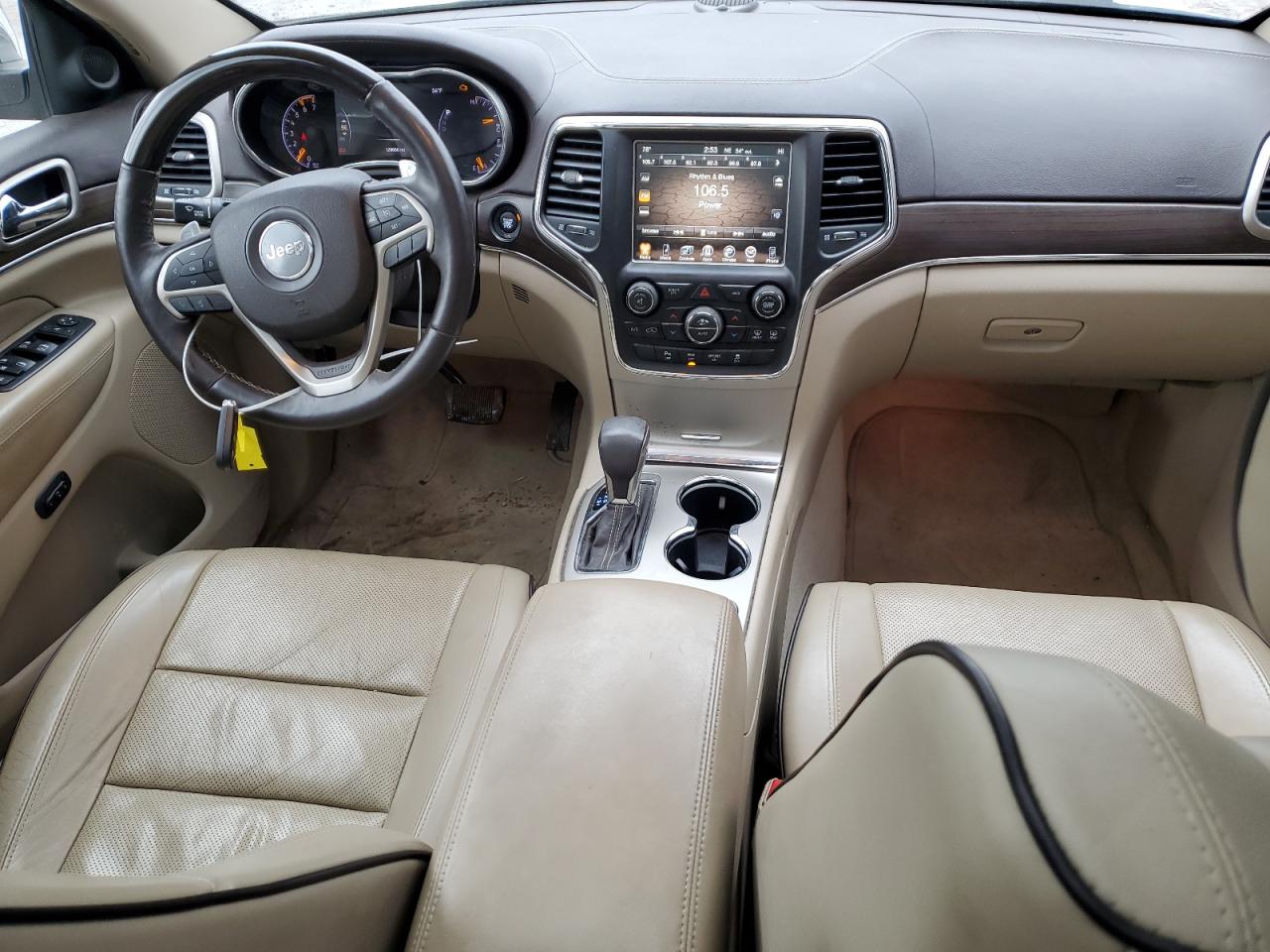 2017 Jeep Grand Cherokee VIN 1C4RJFCT5HC743275 Copart auction photo, front end damage thumbnail 8
