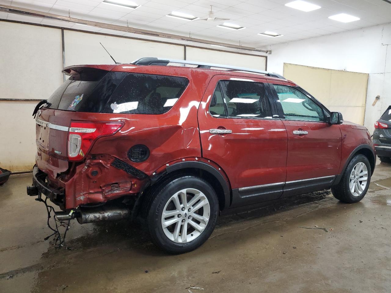 2014 Ford Explorer VIN 1FM5K8D89EGA99295 Copart auction photo, rear end damage thumbnail 3