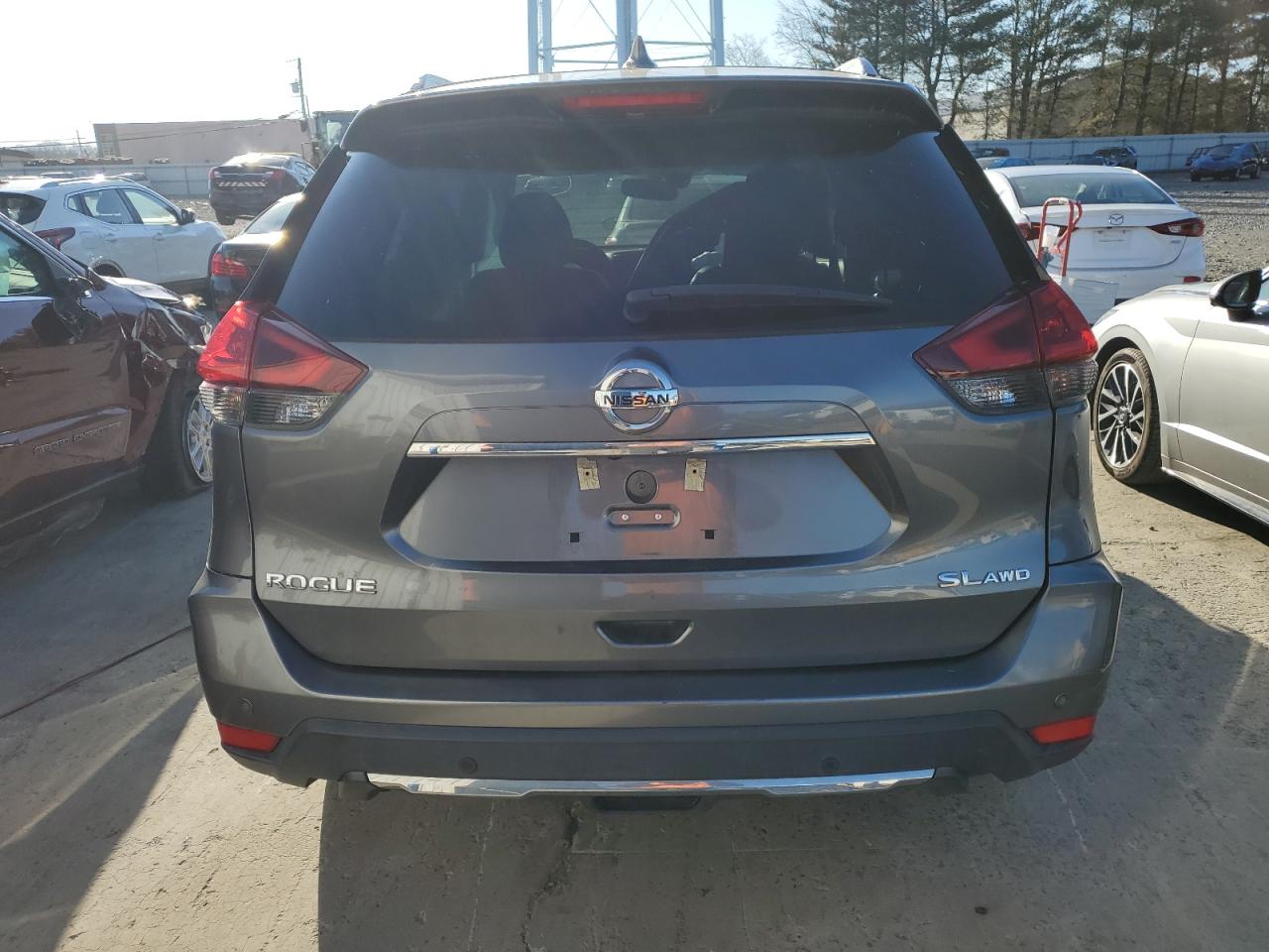 2019 Nissan Rogue VIN 5N1AT2MV9KC821558 Copart auction photo, front end / undercarriage damage thumbnail 6