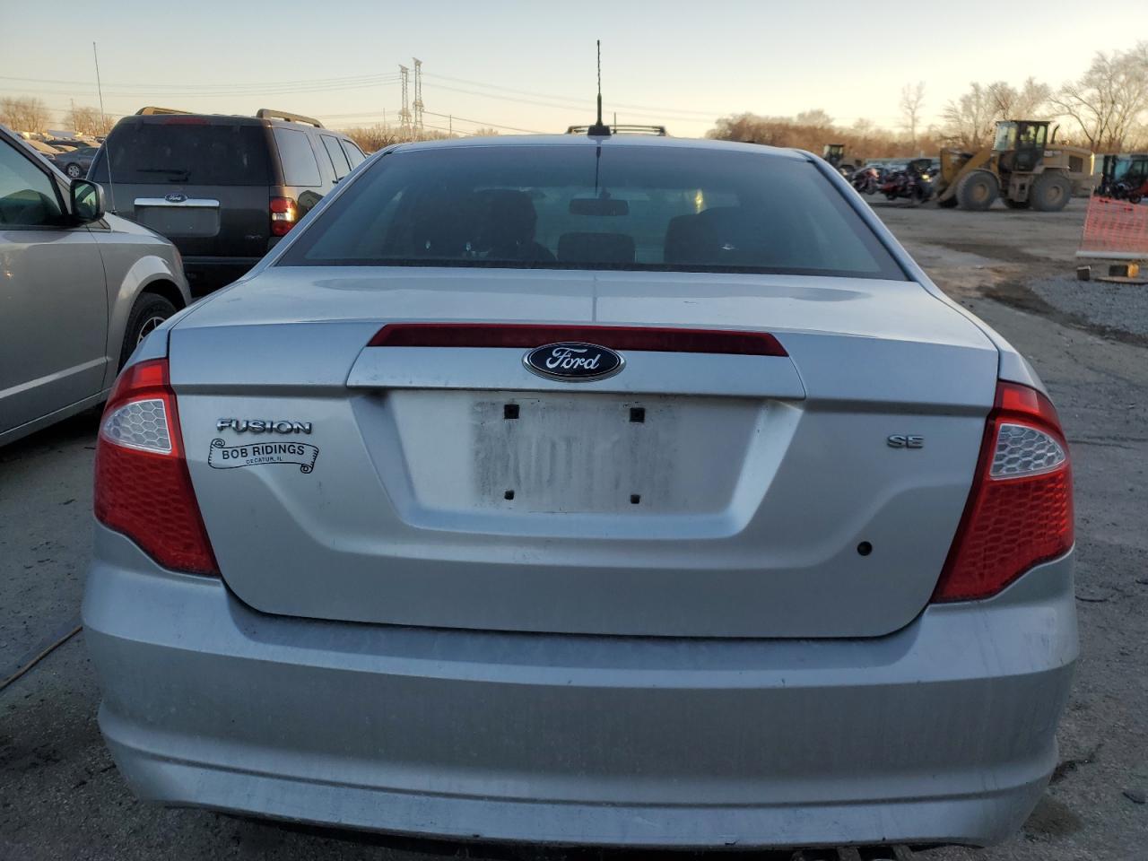 2012 Ford Fusion VIN 3FAHP0HA8CR364785 Copart auction photo, front end / side damage thumbnail 6