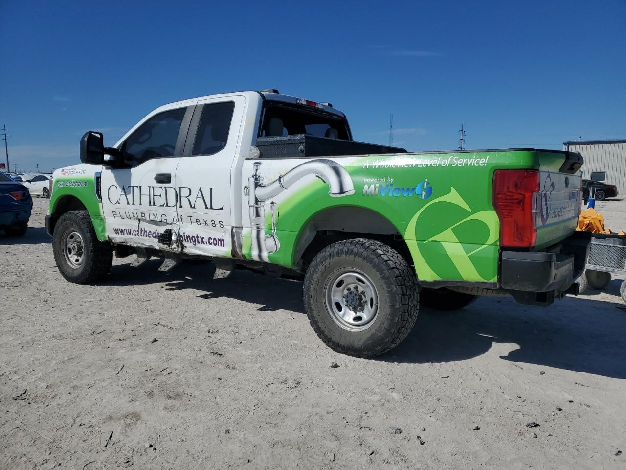 2021 Ford F250 VIN 1FT7X2B63MED50805 Copart auction photo, side damage thumbnail 2