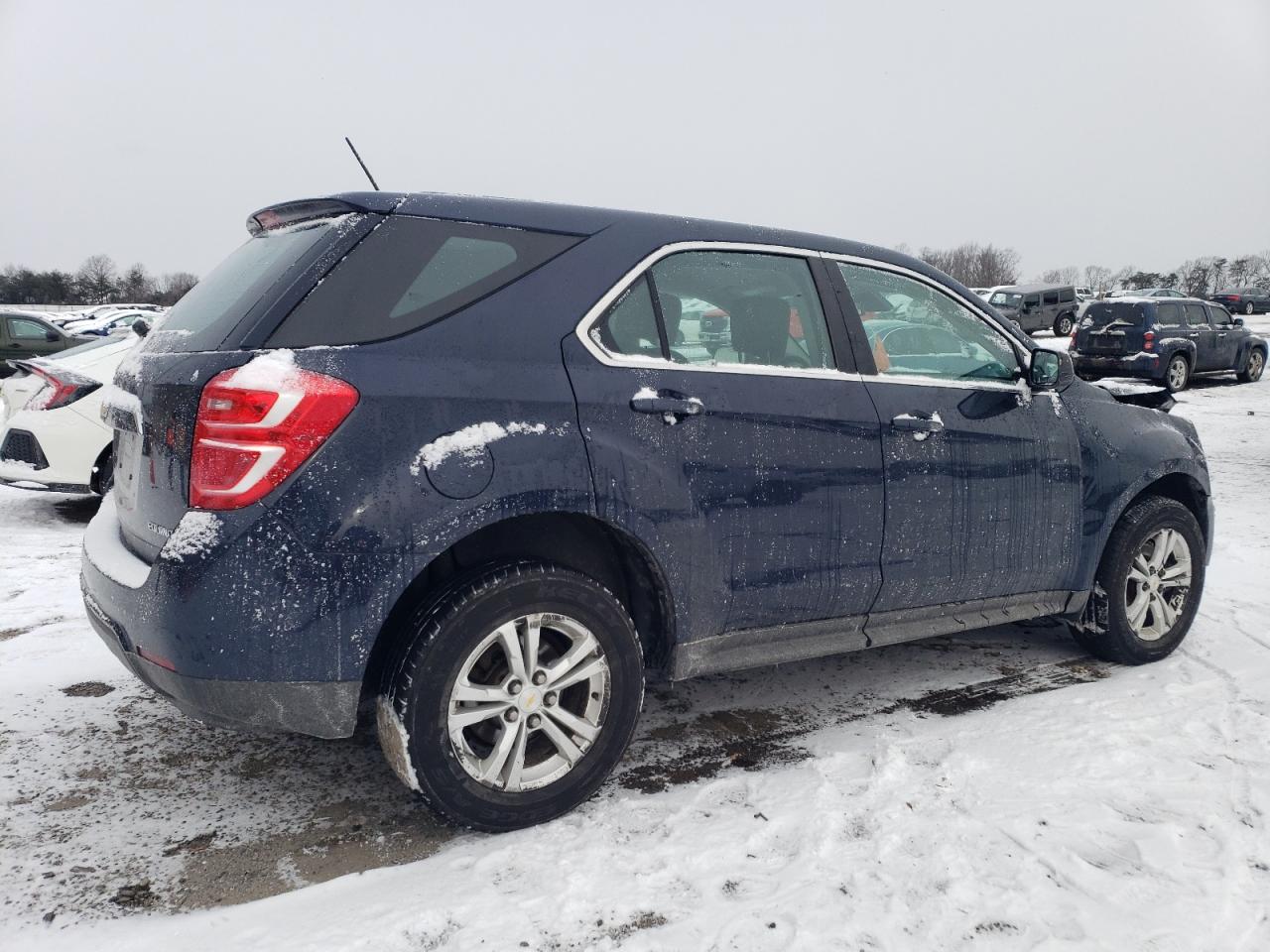 2016 Chevrolet Equinox VIN 2GNFLEEK4G6281723 Copart auction photo, front end / side damage thumbnail 3