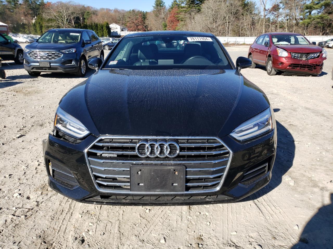 2018 Audi A5 VIN WAUNNAF58JA033367 Copart auction photo, front end / minor dent/scratches damage thumbnail 5