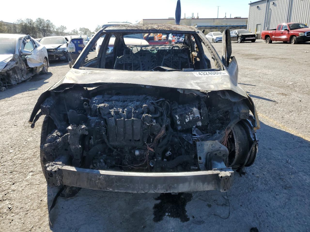 2024 KIA Forte VIN 3KPF24AD5RE708956 Copart auction photo, vandalism / burn damage thumbnail 5