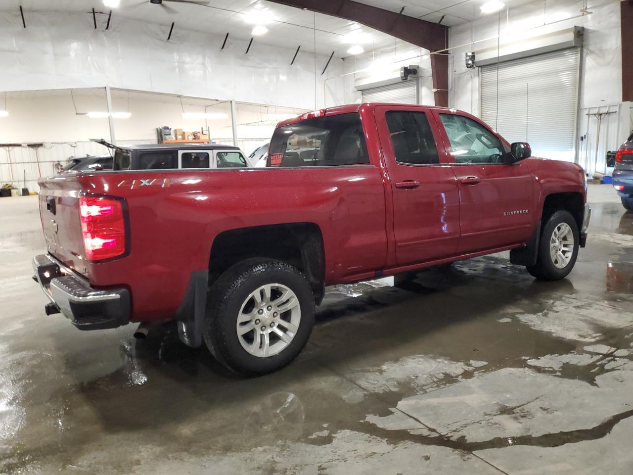 2018 Chevrolet Silverado VIN 2GCVKREC8J1107651 Copart auction photo, front end / side damage thumbnail 3