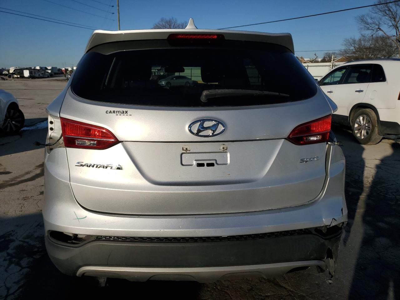 2016 Hyundai Santa Fe VIN 5XYZT3LB8GG362191 Copart auction photo, rear end damage thumbnail 6