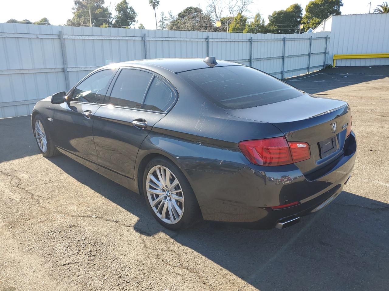 2011 BMW 5er VIN WBAFR9C55BC599424 Copart auction photo, front end damage thumbnail 2