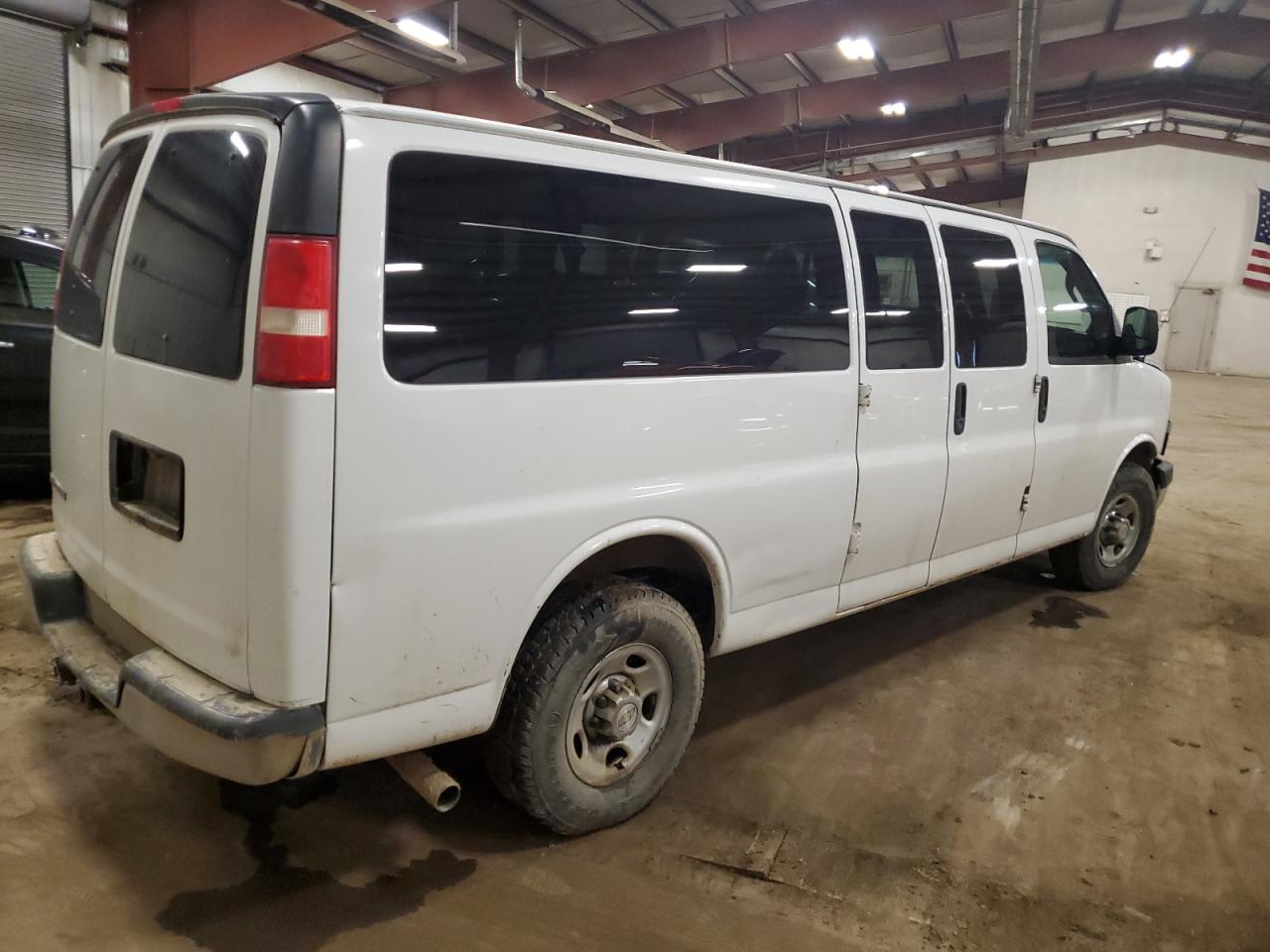 2017 Chevrolet Express VIN 1GAZGPFG7H1156132 Copart auction photo, front end / side damage thumbnail 3