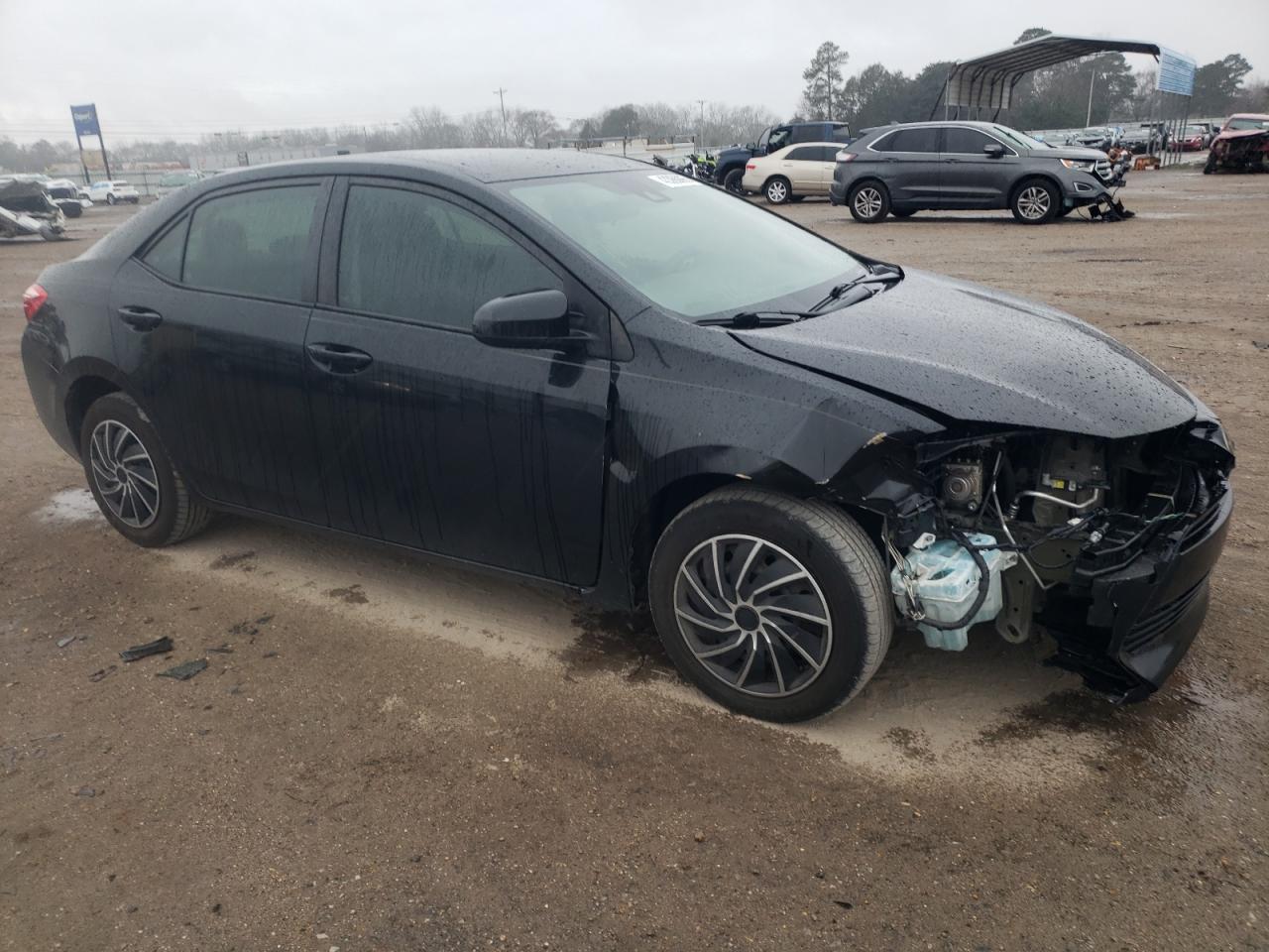 2019 Toyota Corolla VIN 5YFBURHE1KP863223 Copart auction photo, front end / side damage thumbnail 4