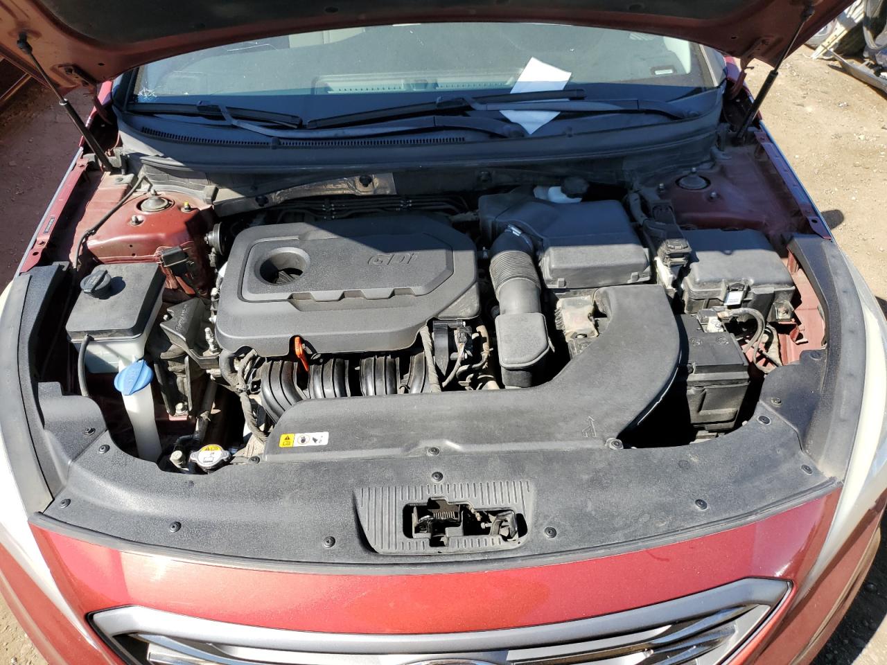 2015 Hyundai Sonata VIN 5NPE34AF4FH193434 Copart auction photo, vandalism damage thumbnail 11