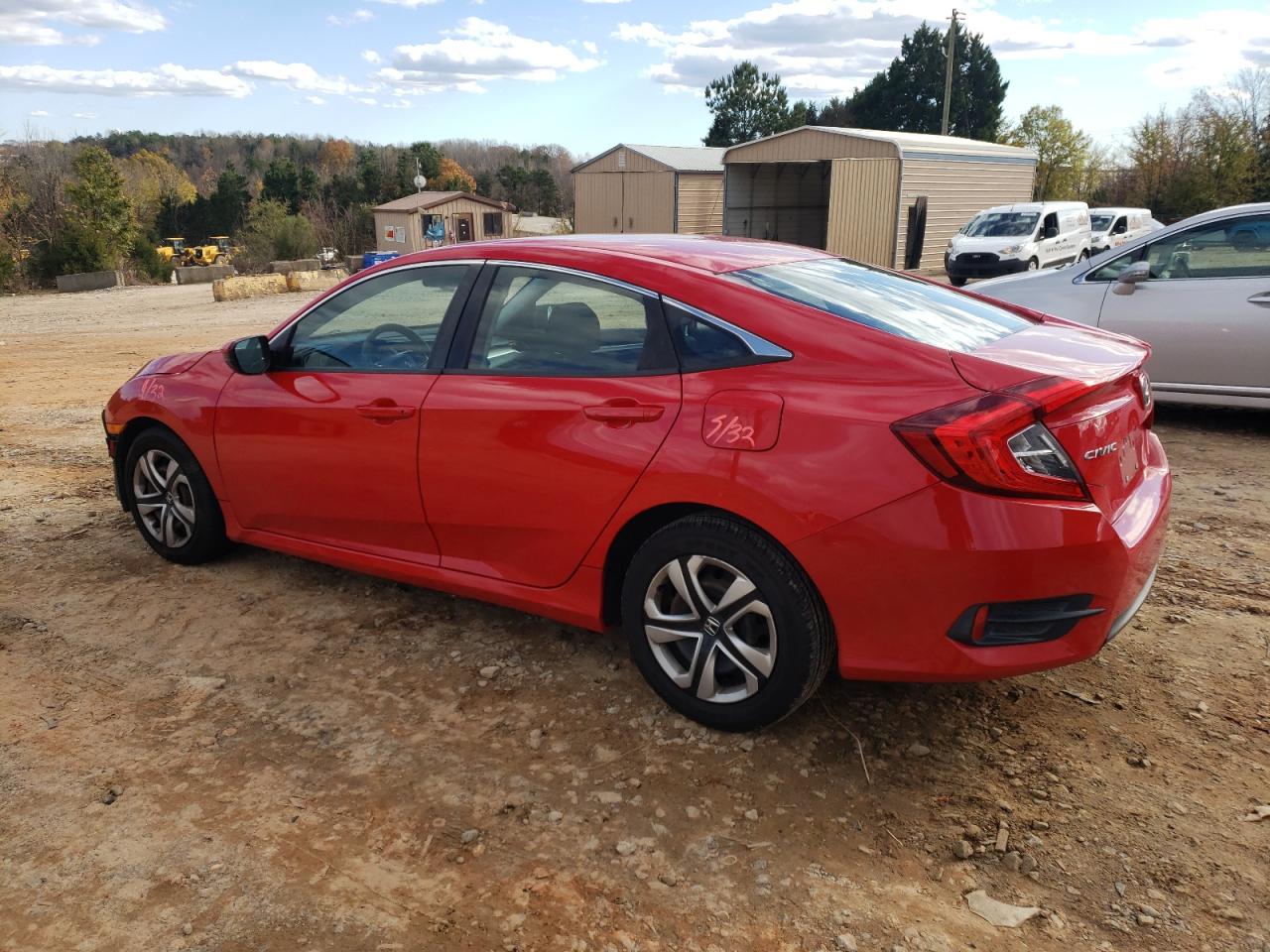 2016 Honda Civic VIN 2HGFC2F58GH543636 Copart auction photo, front end damage thumbnail 2