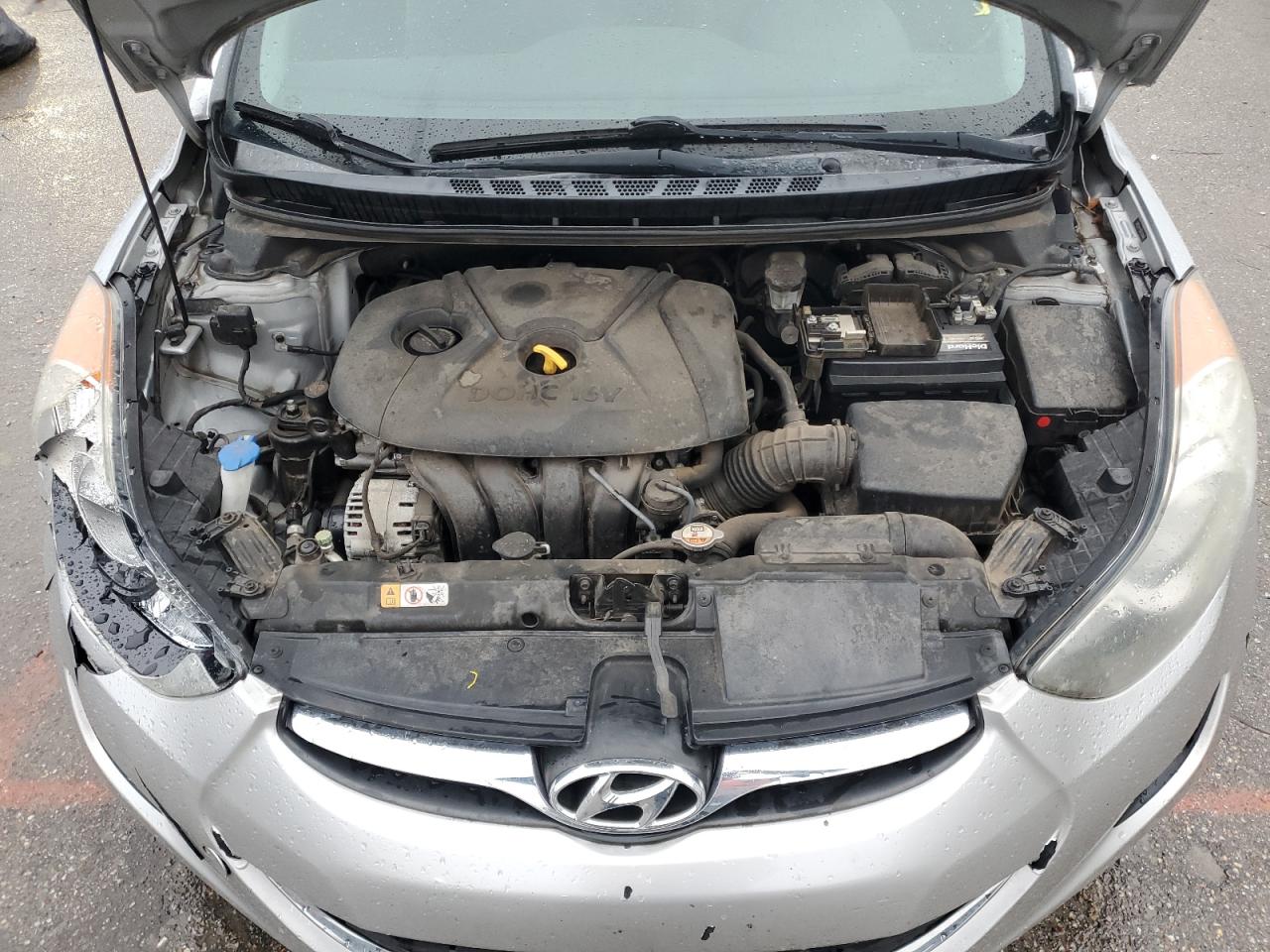 2013 Hyundai Elantra VIN 5NPDH4AE6DH359860 Copart auction photo, front end / minor dent/scratches damage thumbnail 11
