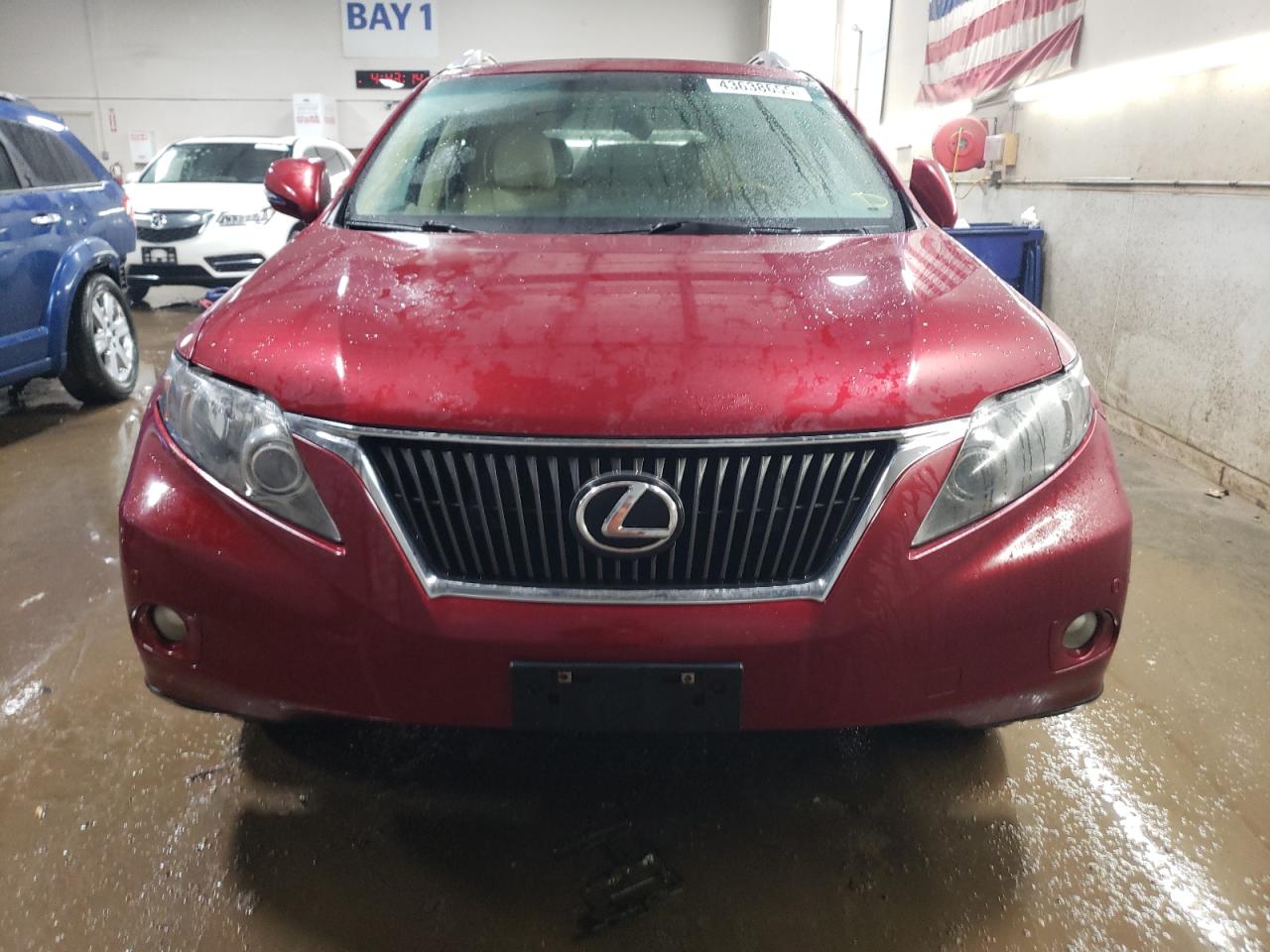 2012 Lexus RX VIN 2T2BK1BA6CC128439 Copart auction photo, rear end damage thumbnail 5
