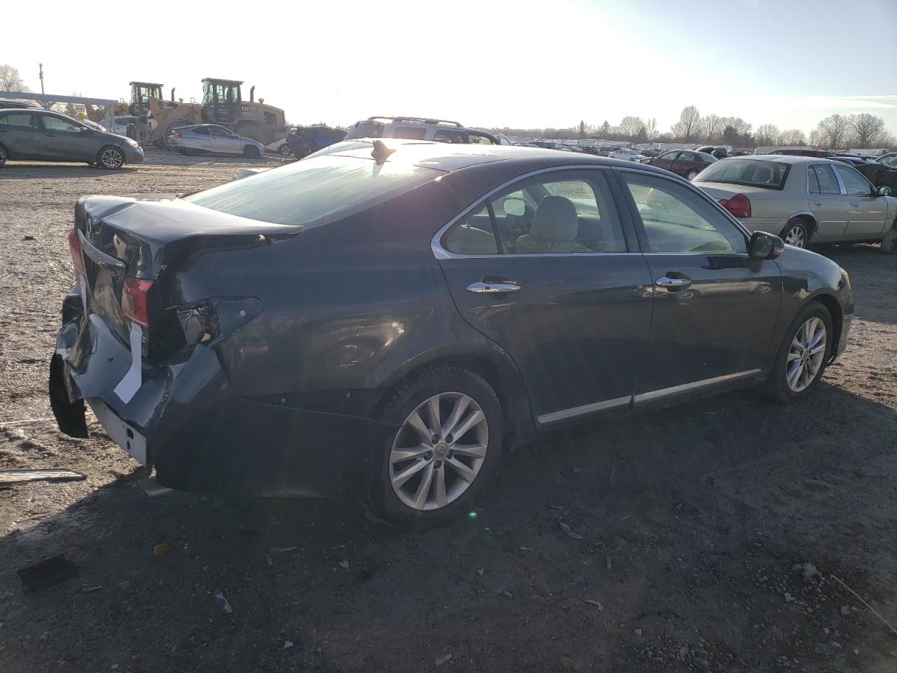 2011 Lexus ES VIN JTHBK1EGXB2460268 Copart auction photo, rear end / minor dent/scratches damage thumbnail 3