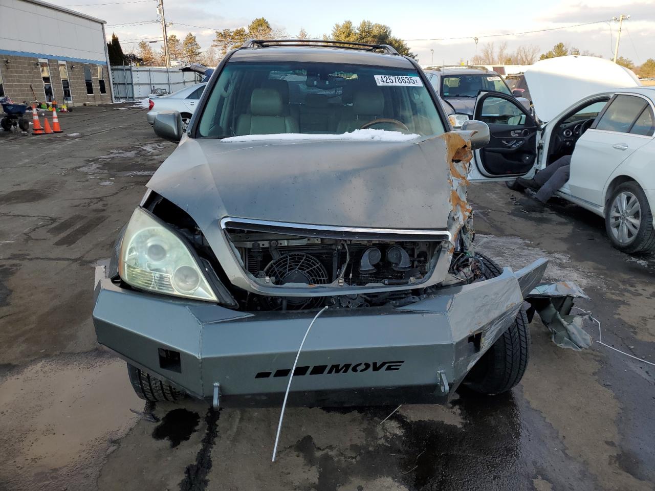 2006 Lexus GX VIN JTJBT20XX60097688 Copart auction photo, front end damage thumbnail 5