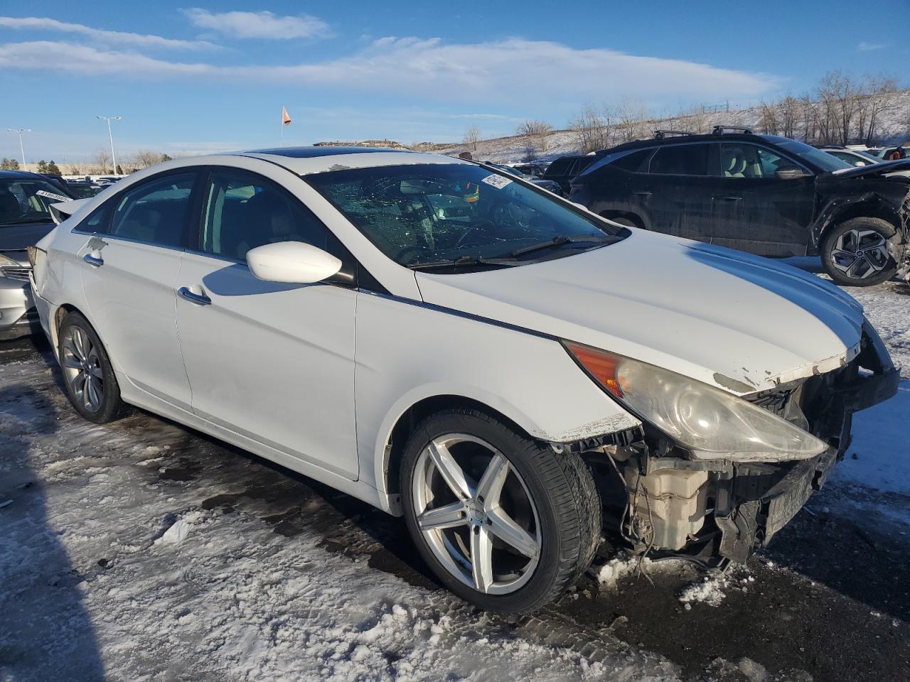 2011 Hyundai Sonata VIN 5NPEC4AC2BH037375 Copart auction photo, rear end / front end damage thumbnail 4