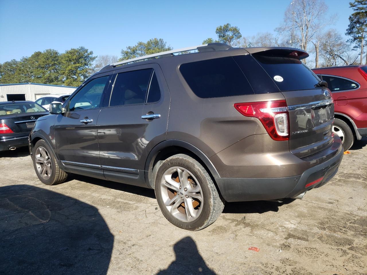 2015 Ford Explorer VIN 1FM5K7F80FGB90867 Copart auction photo, front end / undercarriage damage thumbnail 2