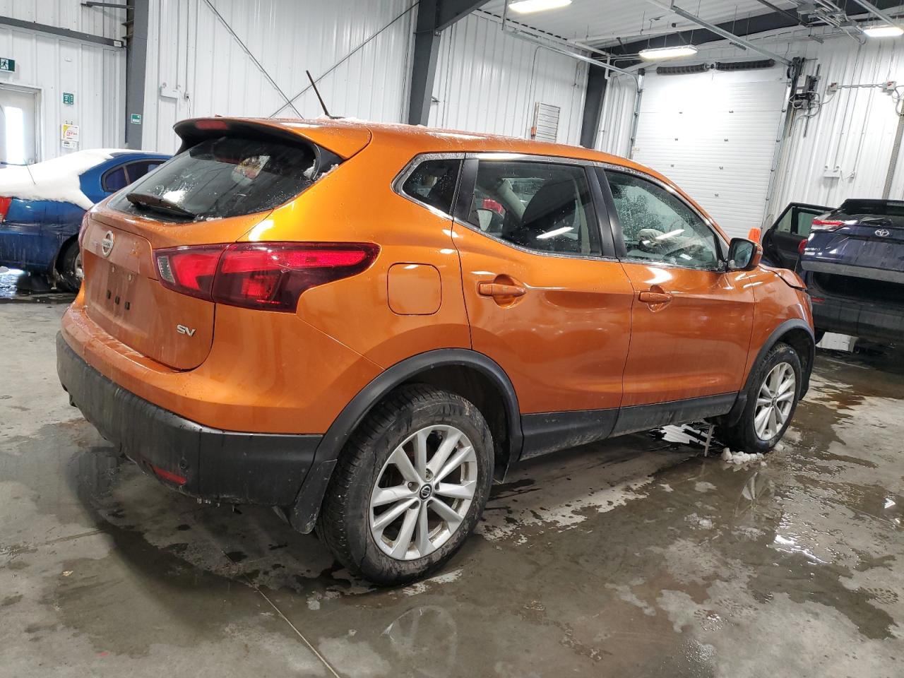 2019 Nissan Rogue VIN JN1BJ1CP3KW216593 Copart auction photo, front end / rear end damage thumbnail 3