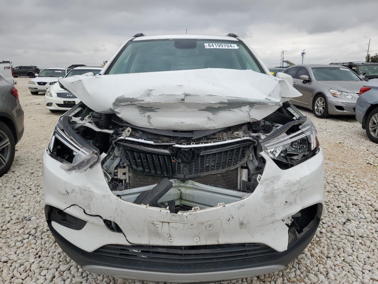 2020 Buick Encore VIN KL4CJASB0LB070423 Copart auction photo, front end / minor dent/scratches damage thumbnail 5