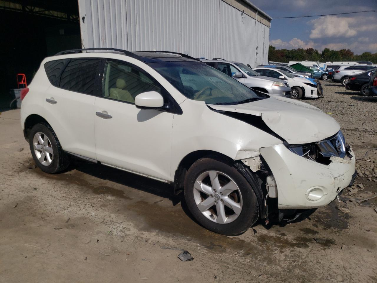 2009 Nissan Murano VIN JN8AZ18WX9W156537 Copart auction photo, front end damage thumbnail 4