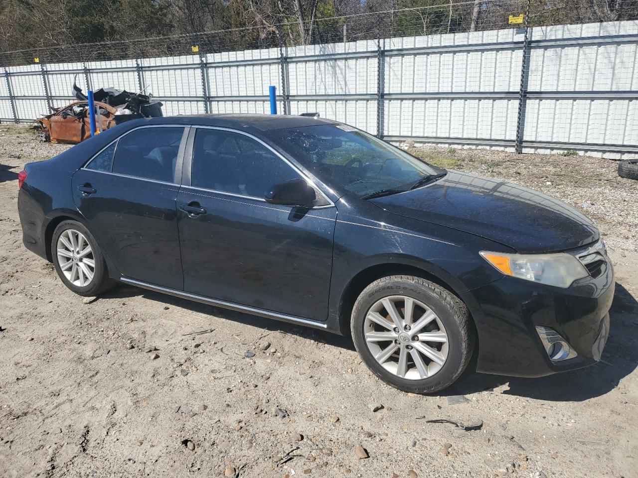 2014 Toyota Camry VIN 4T4BF1FK3ER357034 Copart auction photo, side / front end damage thumbnail 4
