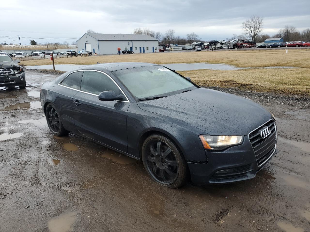 2013 Audi A5 VIN WAUCFAFR7DA014465 Copart auction photo, front end damage thumbnail 4