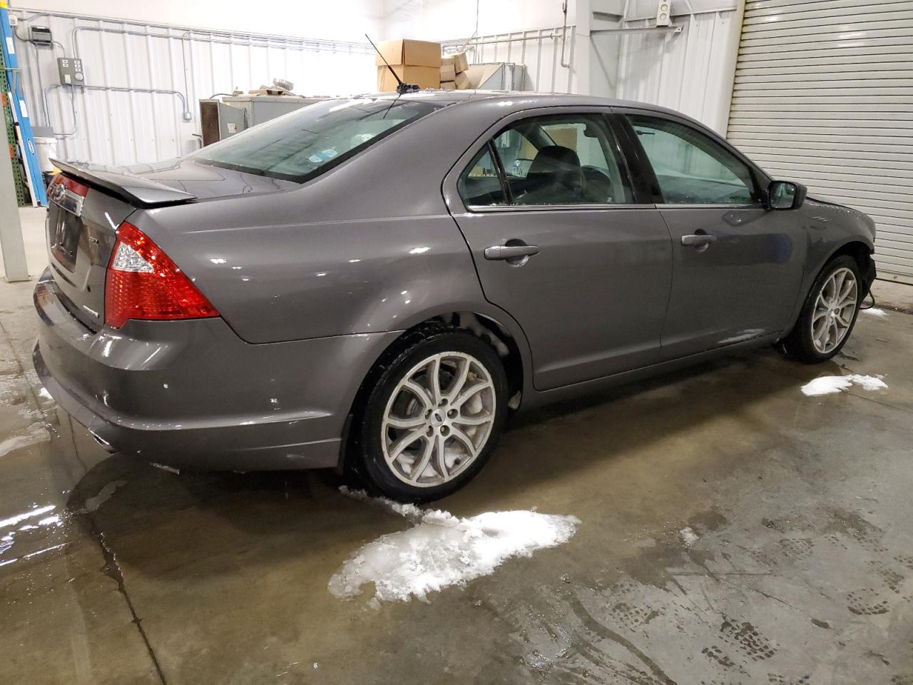2012 Ford Fusion VIN 3FAHP0JG1CR151014 Copart auction photo, front end / rear end damage thumbnail 3