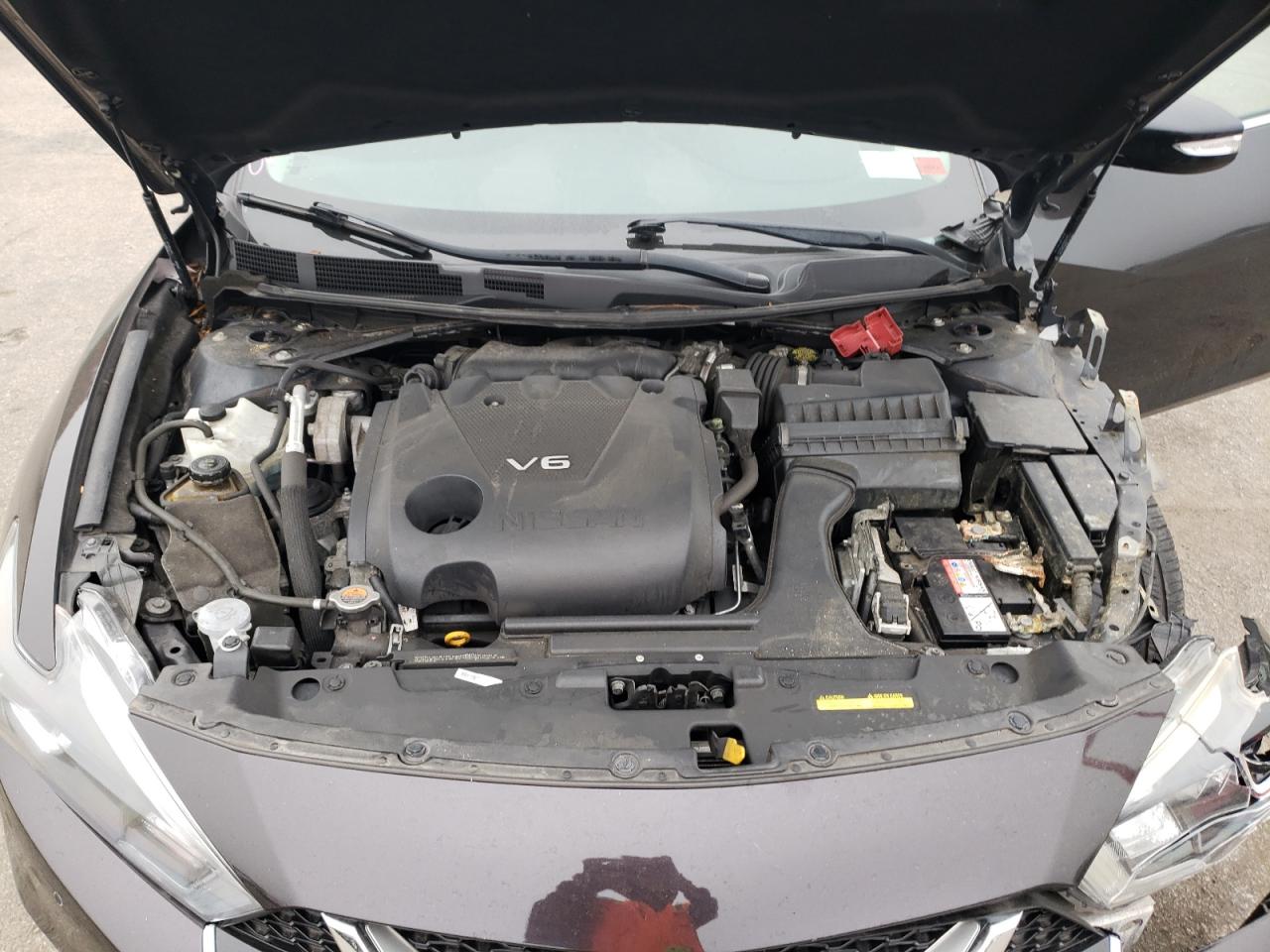 2017 Nissan Maxima VIN 1N4AA6APXHC427234 Copart auction photo, front end / rear end damage thumbnail 11