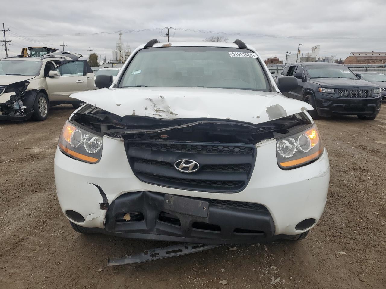 2009 Hyundai Santa Fe VIN 5NMSG13D89H319460 Copart auction photo, front end damage thumbnail 5