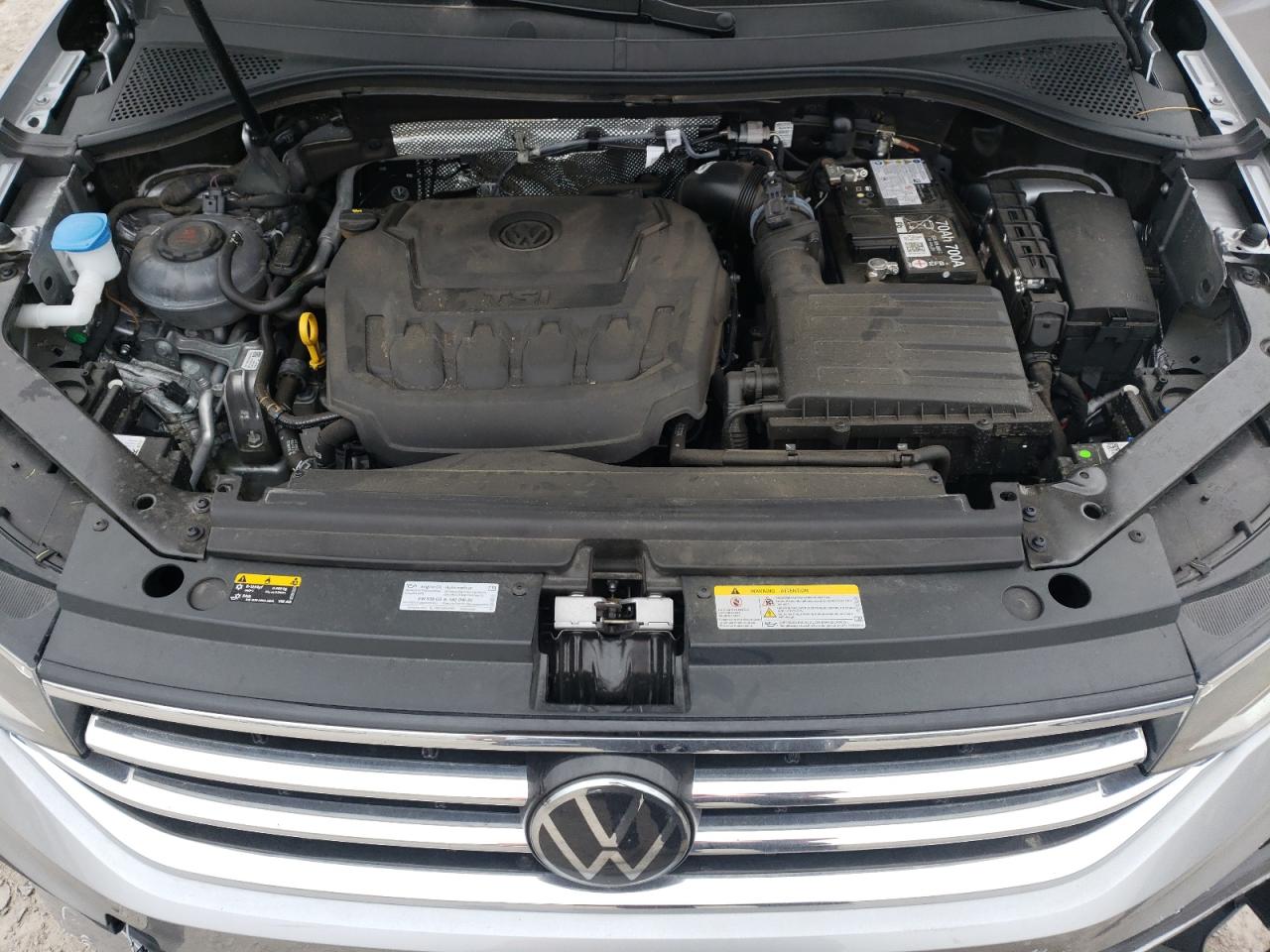 2024 Volkswagen Tiguan VIN 3VVRB7AX0RM153124 Copart auction photo, front end / side damage thumbnail 13