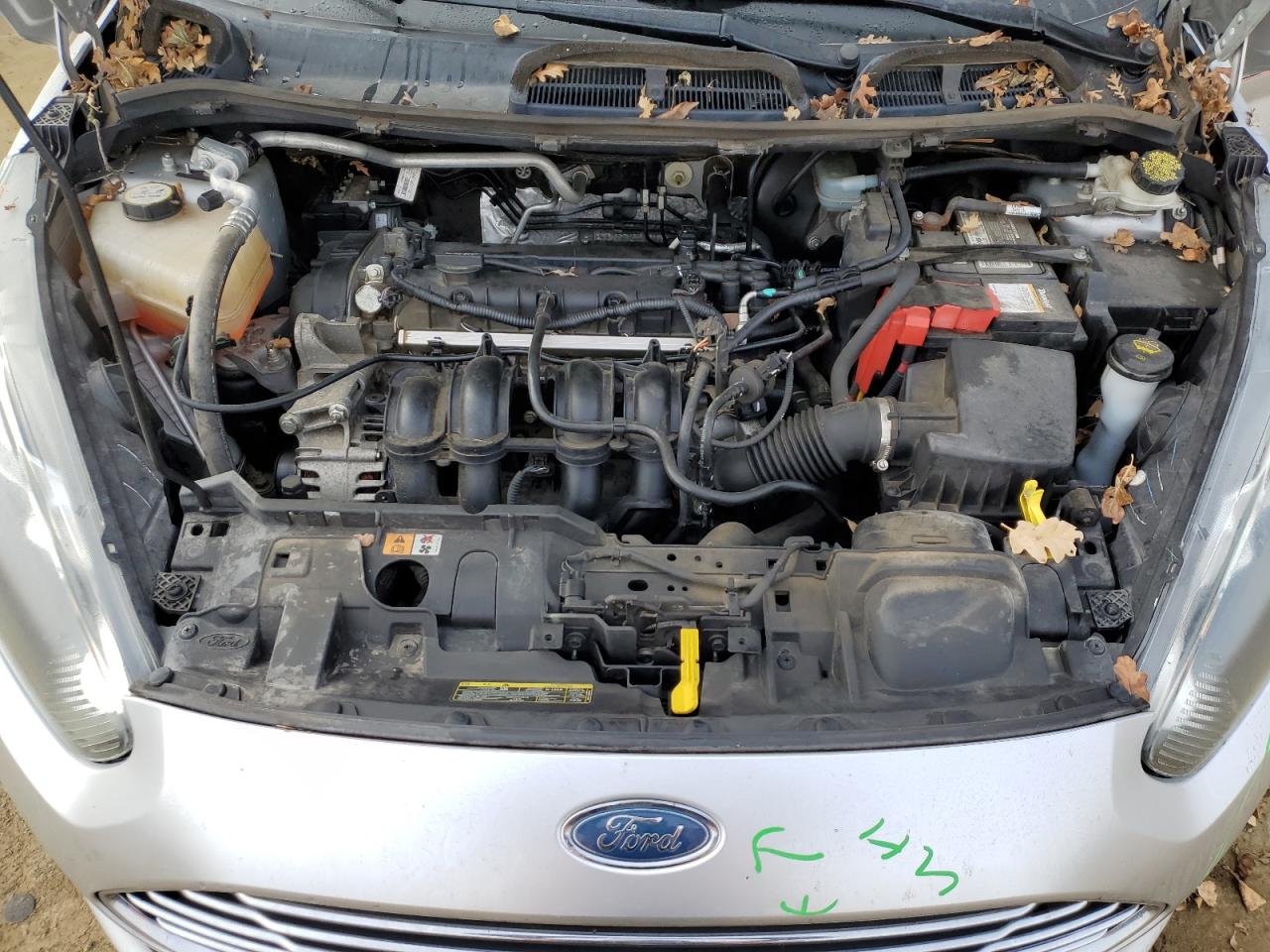 2014 Ford Fiesta VIN 3FADP4EJ8EM106812 Copart auction photo, minor dent/scratches damage thumbnail 11