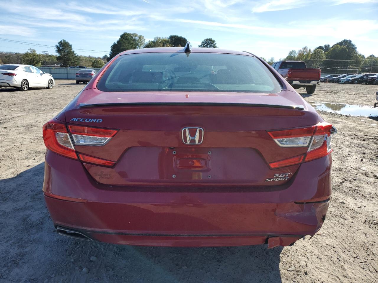 2022 Honda Accord VIN 1HGCV2F3XNA005379 Copart auction photo, front end damage thumbnail 6