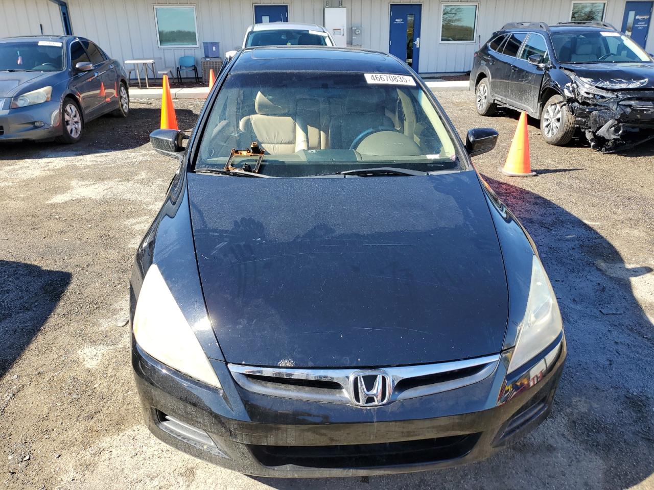 2006 Honda Accord VIN 1HGCM66886A020096 Copart auction photo, side / rear end damage thumbnail 5