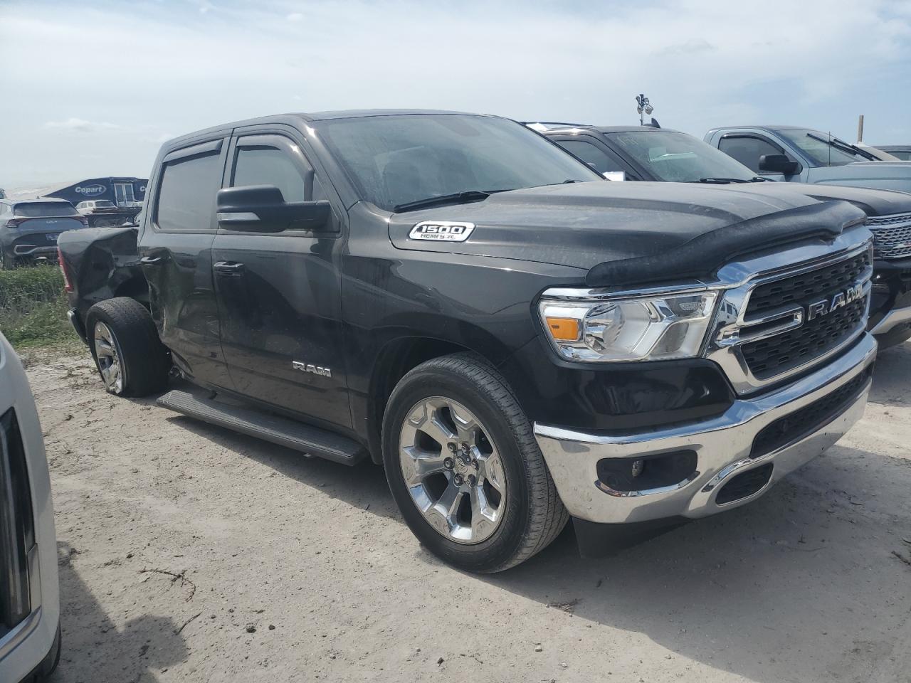 2022 RAM 1500 VIN 1C6RREFT1NN172888 Copart auction photo, side damage thumbnail 4